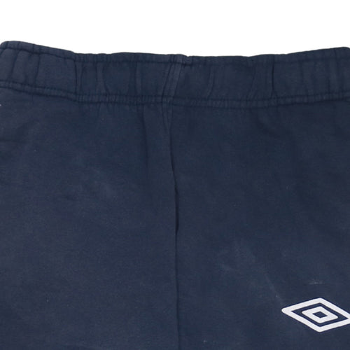 Umbro Men's Blue Small Track Pants Regular Fit Activewear
