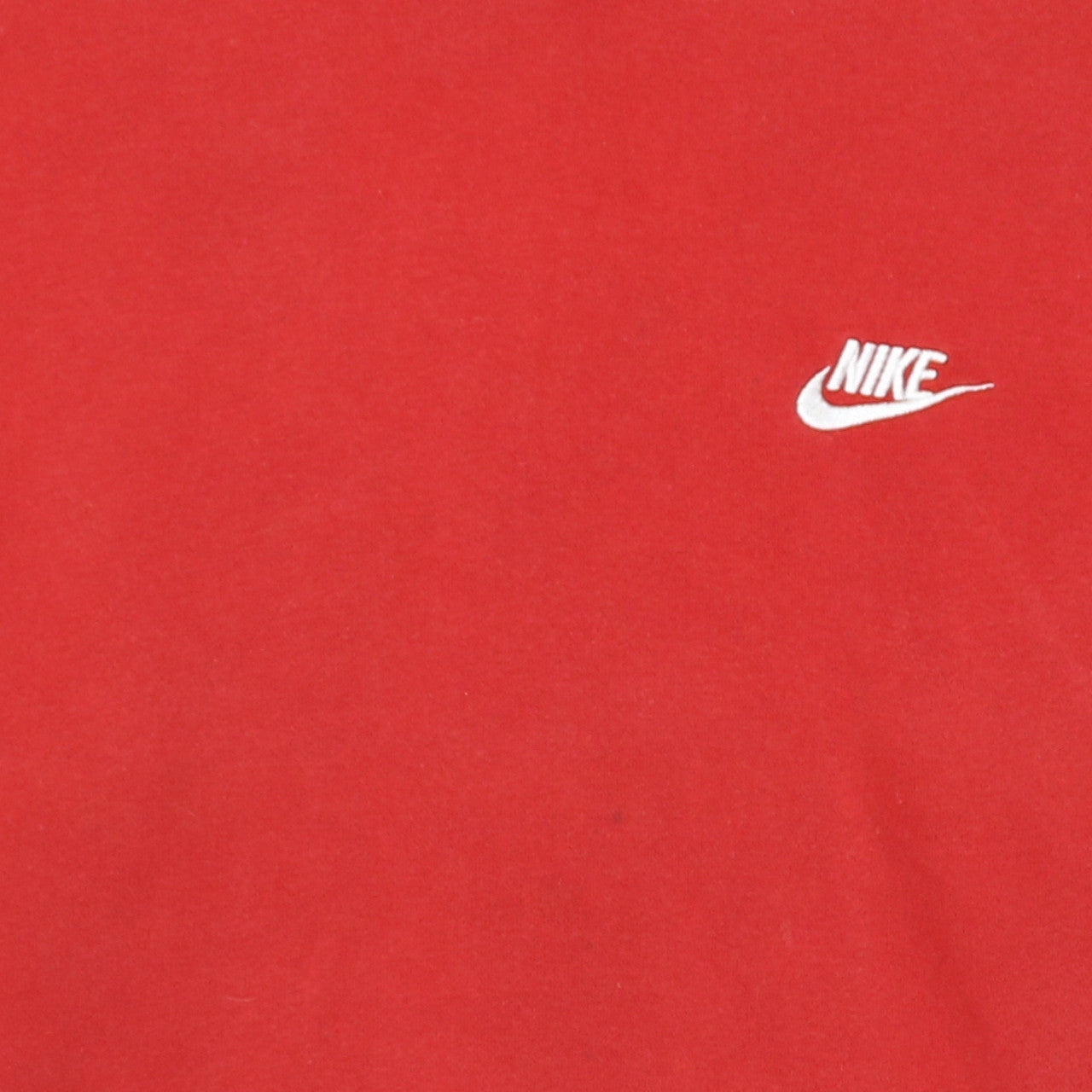 Nike Men's Red XL Pullover Hoodie with Logo Pocket