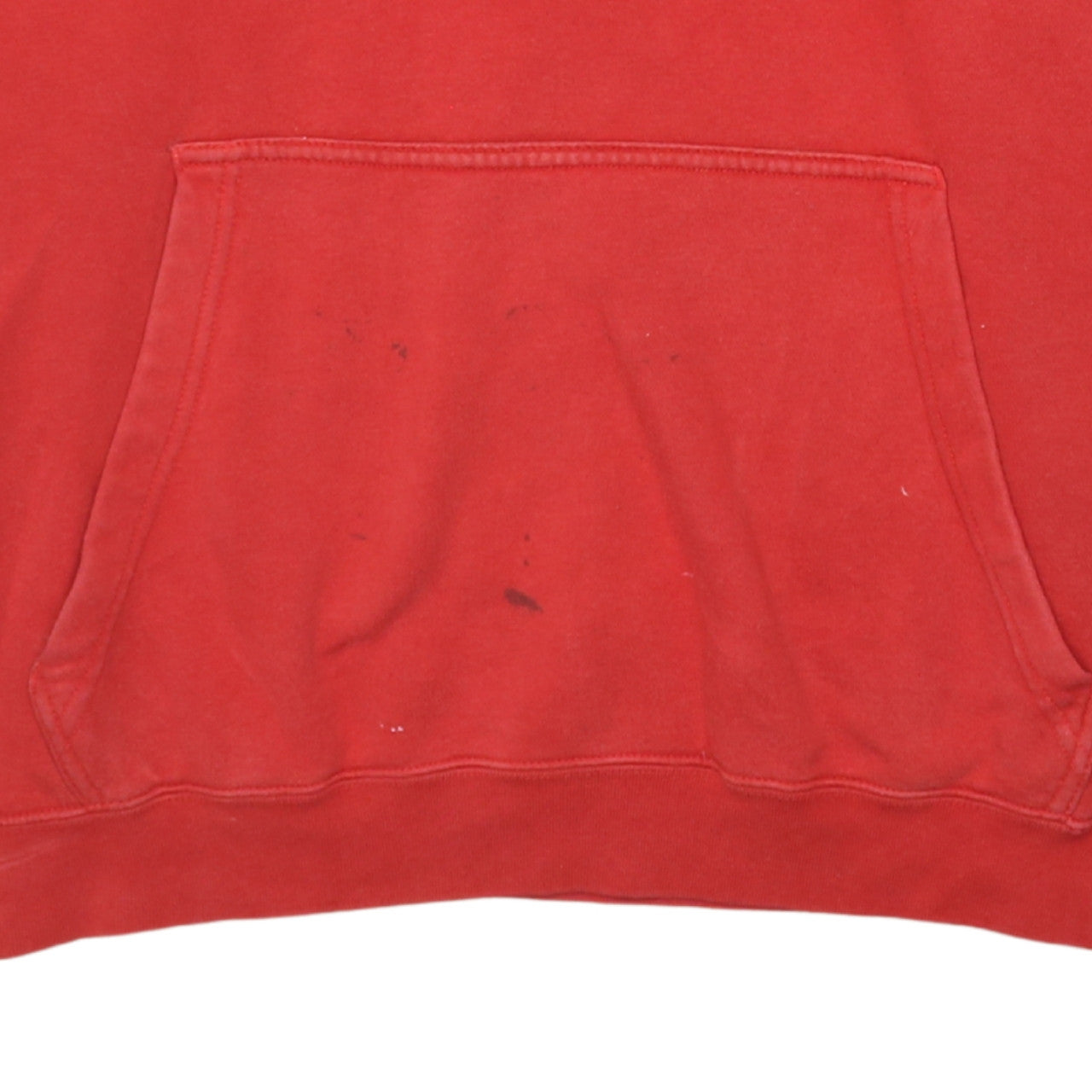 Nike Men's Red XL Pullover Hoodie with Logo Pocket