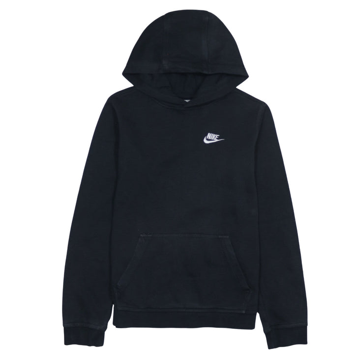 Nike Boys Black XL Pullover Fleece Hoodie with Logo