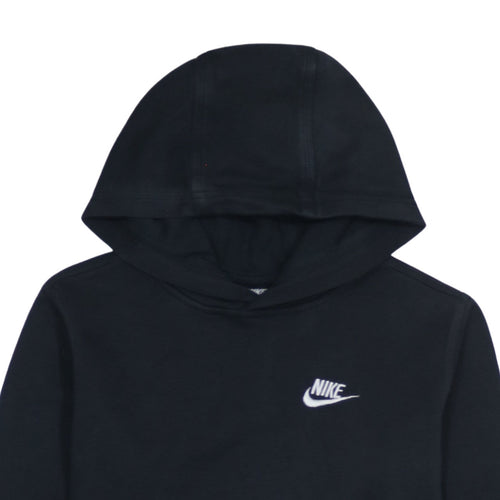 Nike Boys Black XL Pullover Fleece Hoodie with Logo