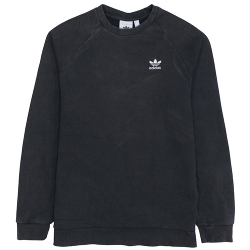 Adidas Men's Black Crew Neck Pullover Sweatshirt Size S