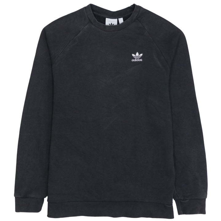 Adidas Men's Black Crew Neck Pullover Sweatshirt Size S
