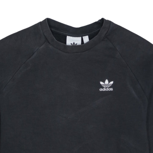 Adidas Men's Black Crew Neck Pullover Sweatshirt Size S