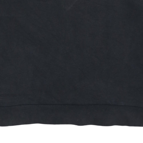 Adidas Men's Black Crew Neck Pullover Sweatshirt Size S