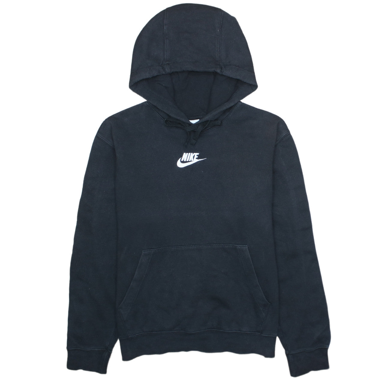 Nike Men's Black Pullover Hoodie Small Logo Sportswear Sweatshirt