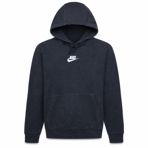 Nike Men's Black Pullover Hoodie Small Logo Sportswear Sweatshirt
