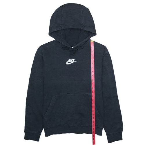 Nike Men's Black Pullover Hoodie Small Logo Sportswear Sweatshirt