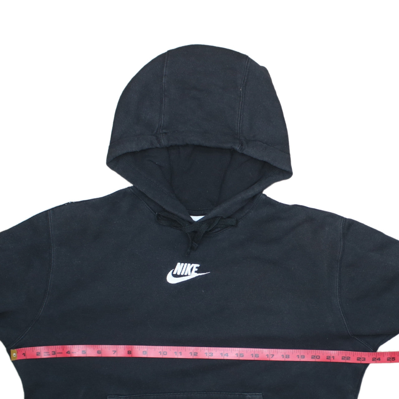 Nike Men's Black Pullover Hoodie Small Logo Sportswear Sweatshirt