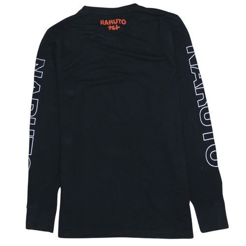 Cropp Men’s Black Naruto Anime Graphic Long Sleeve Sweatshirt Size L
