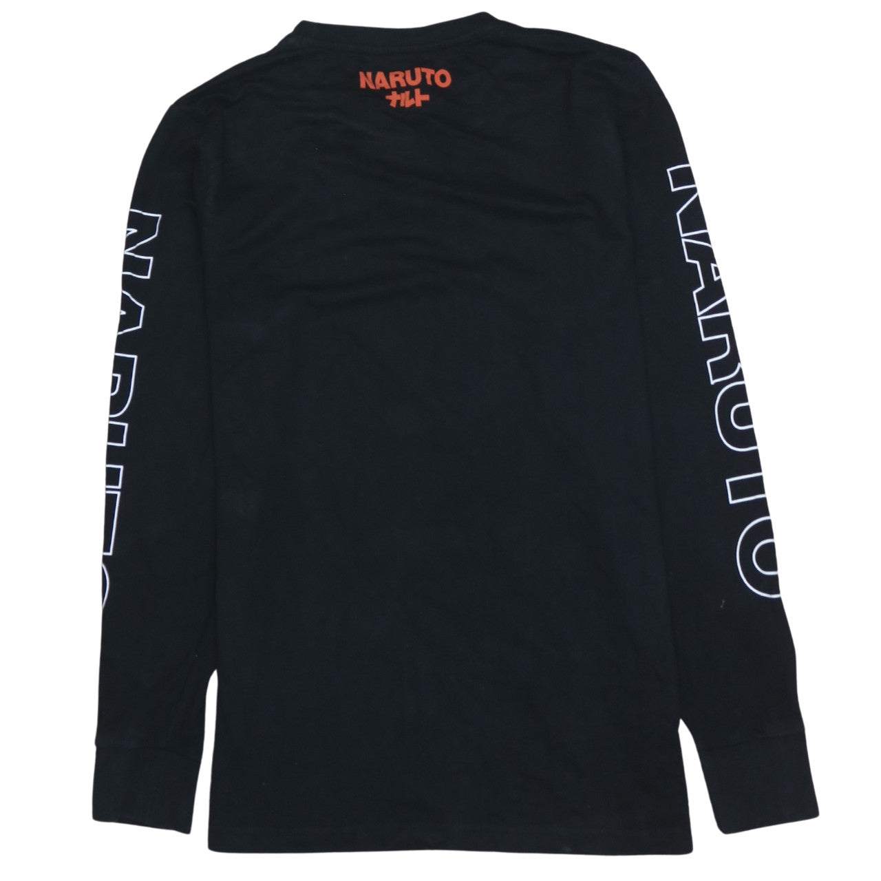 Cropp Men’s Black Naruto Anime Graphic Long Sleeve Sweatshirt Size L