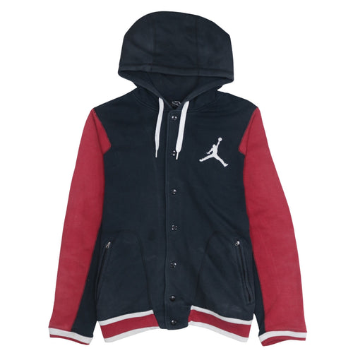 Jordan Men's Multicoloured L Hooded Varsity Style Sweatshirt
