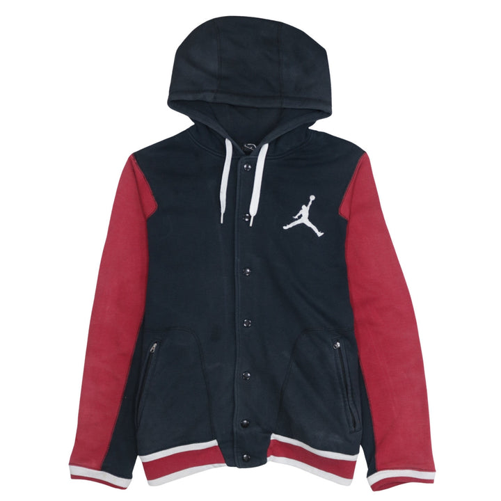 Jordan Men's Multicoloured L Hooded Varsity Style Sweatshirt