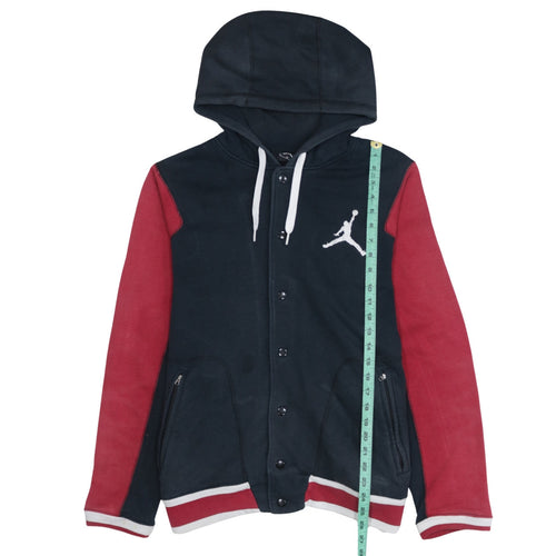 Jordan Men's Multicoloured L Hooded Varsity Style Sweatshirt