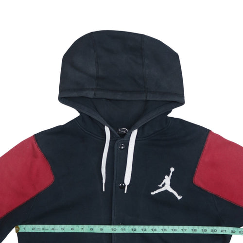 Jordan Men's Multicoloured L Hooded Varsity Style Sweatshirt