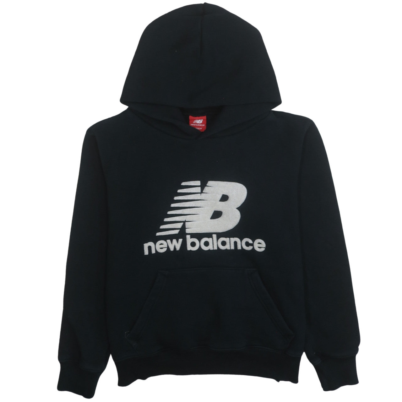 New Balance Womens Black Medium Pullover Hoodie Sweatshirt