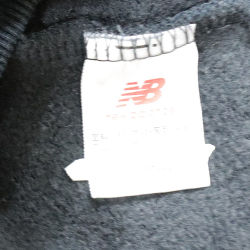 New Balance Womens Black Medium Pullover Hoodie Sweatshirt