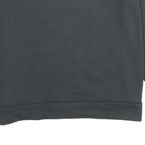 adidas Men's Grey Crew Neck Pullover Sweatshirt Size S