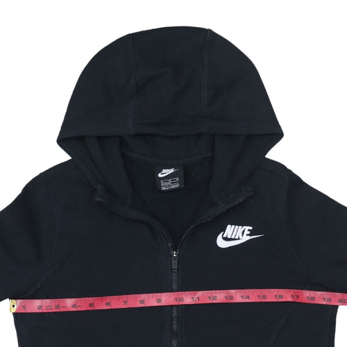 Nike Boys Black Full Zip Hoodie XL Fleece Hooded Sweatshirt