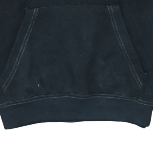 Quiksilver Women's Black Pullover Hoodie M Medium Cotton Blend Logo