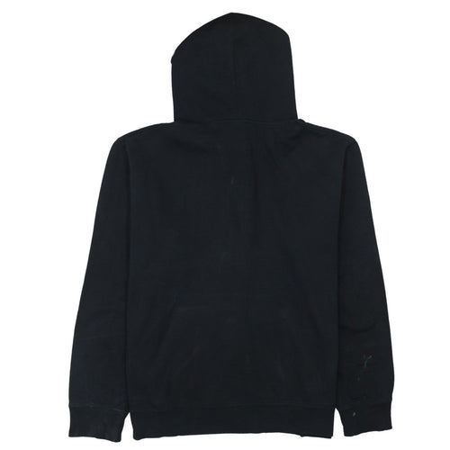 FILA Mens Black XL Full Zip Hoodie Fleece Sweatshirt