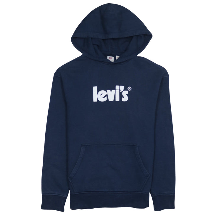 Levi's Men's Blue Pullover Hoodie Small Relaxed Fit