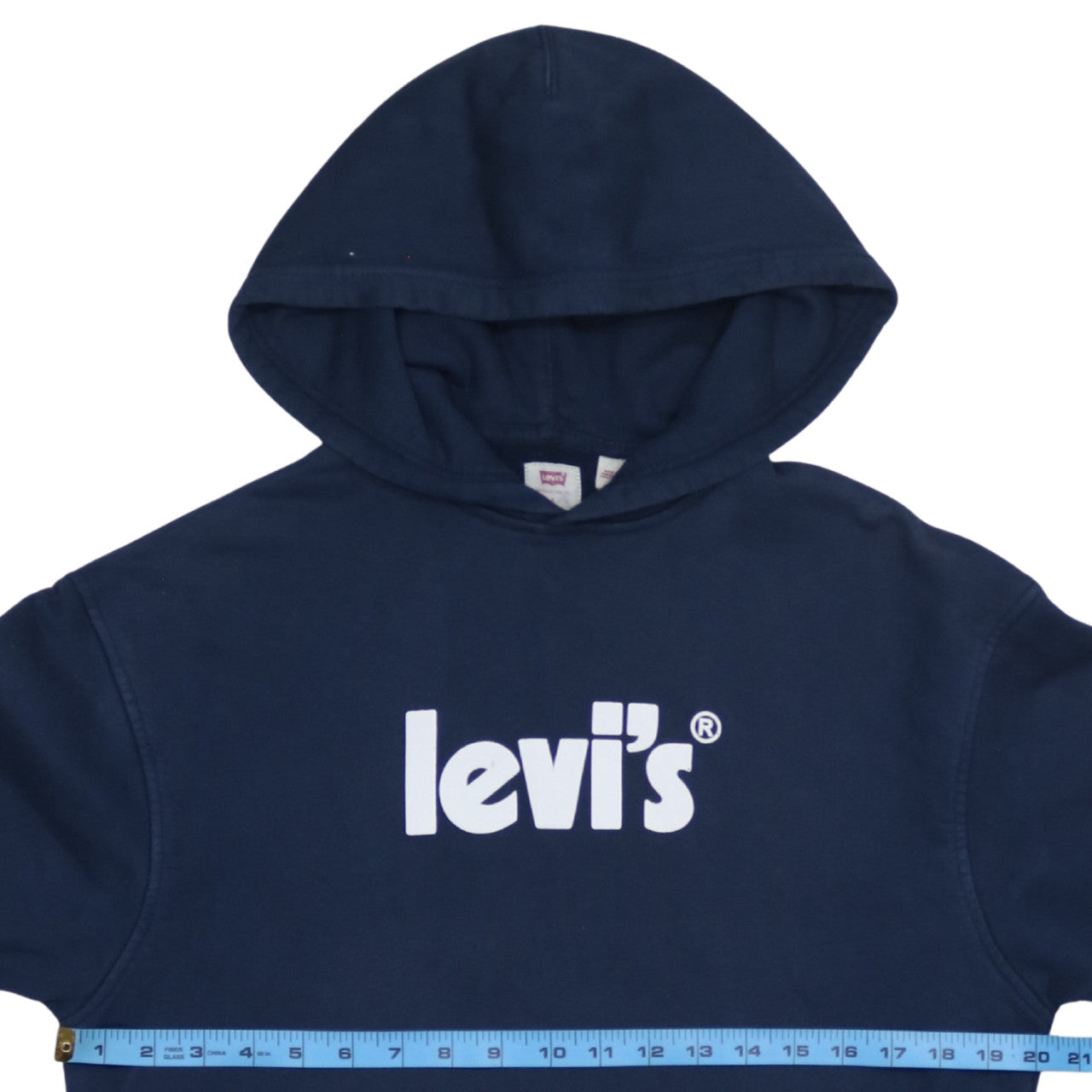 Levi's Men's Blue Pullover Hoodie Small Relaxed Fit