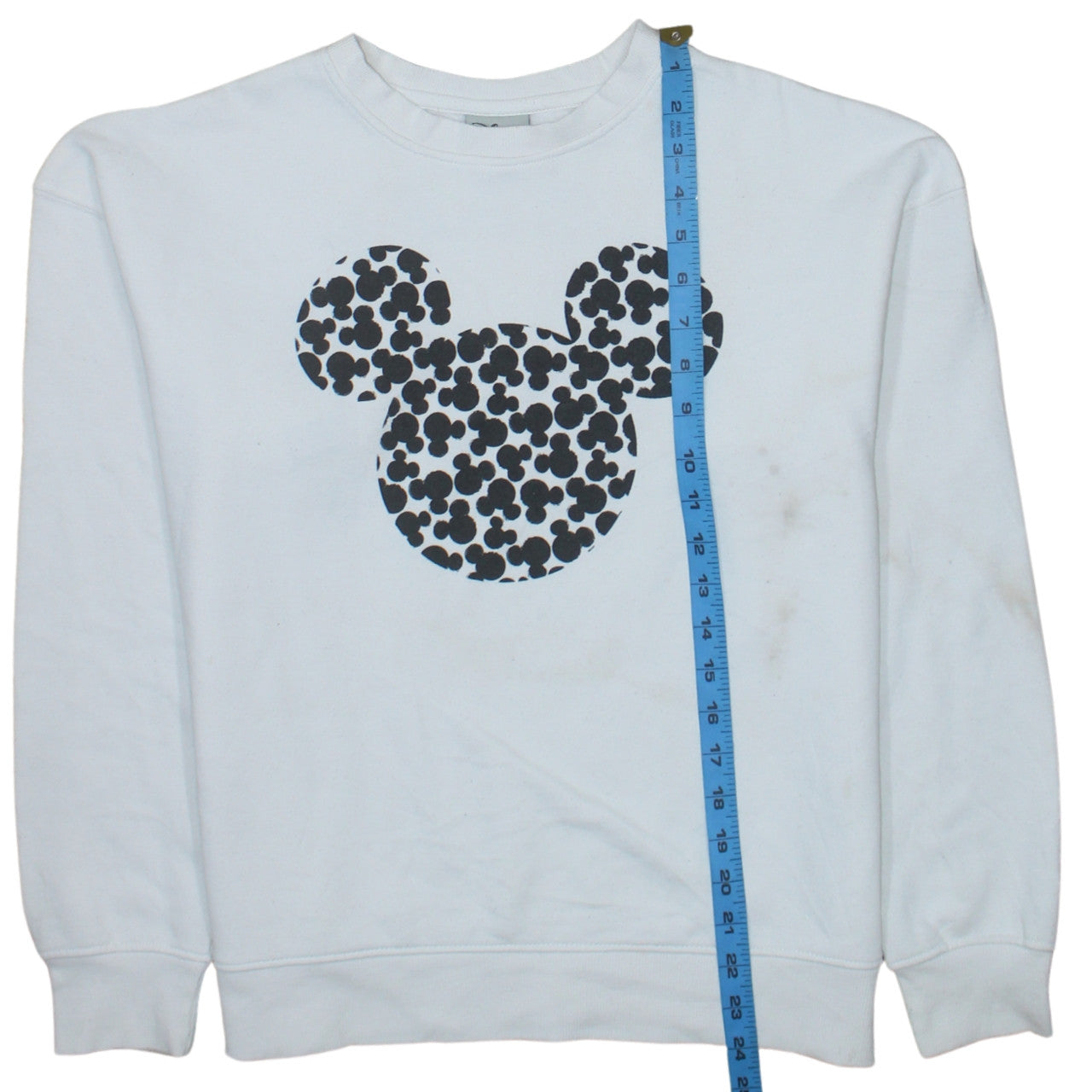 Disney Primark Women White Mickey Mouse Pullover Sweatshirt XS