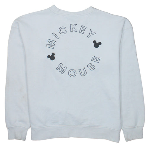 Disney Primark Women White Mickey Mouse Pullover Sweatshirt XS