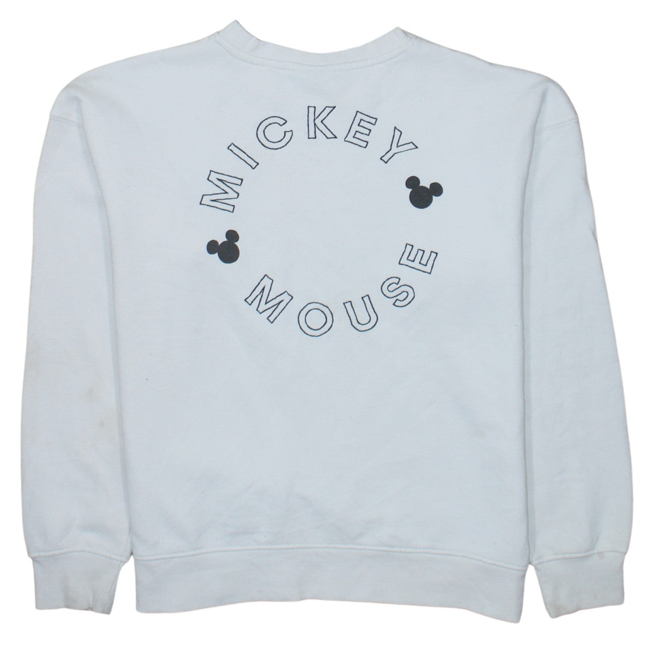 Disney Primark Women White Mickey Mouse Pullover Sweatshirt XS