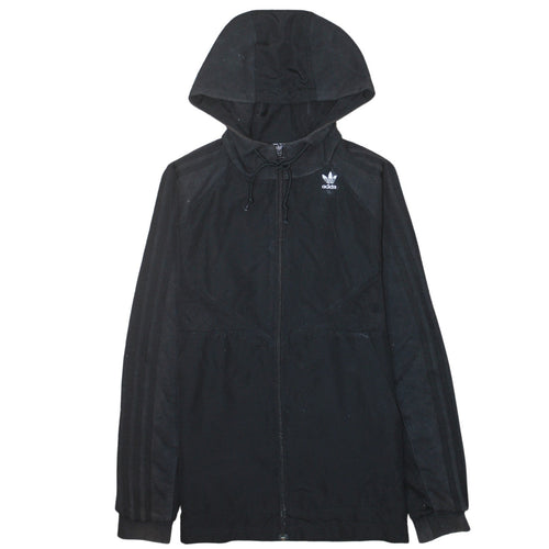 Adidas Men's Black Full Zip Hoodie Size S Regular Fit