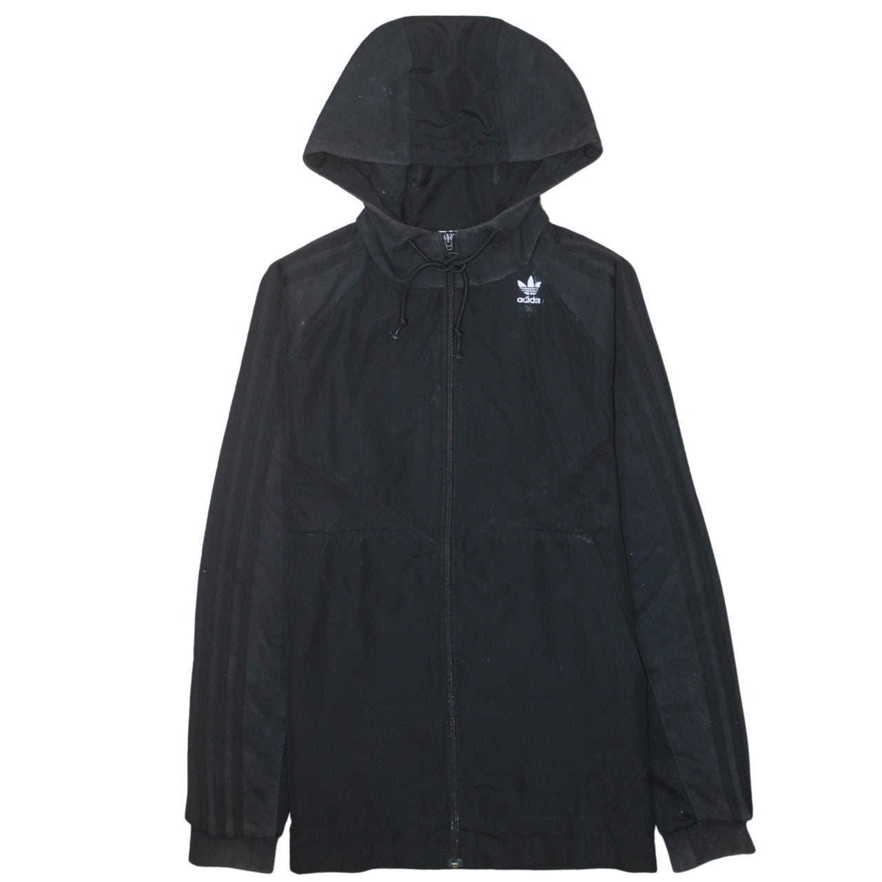 Adidas Men's Black Full Zip Hoodie Size S Regular Fit