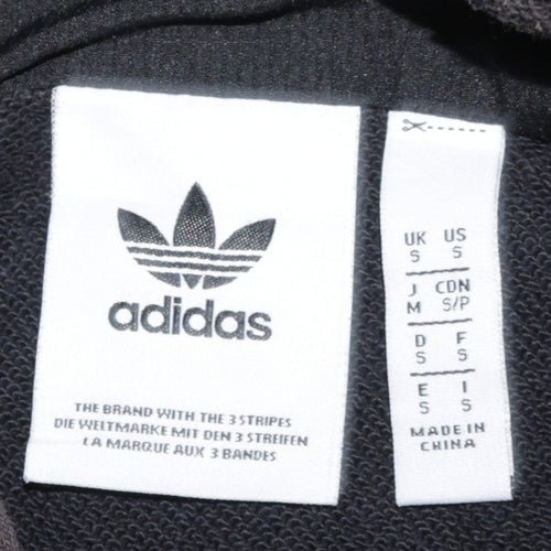 Adidas Men's Black Full Zip Hoodie Size S Regular Fit