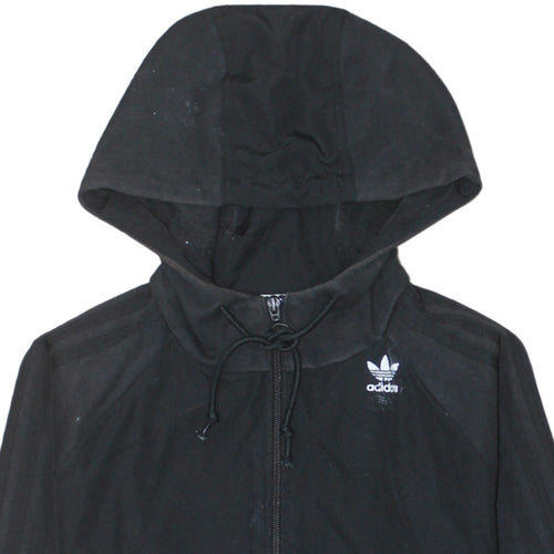 Adidas Men's Black Full Zip Hoodie Size S Regular Fit