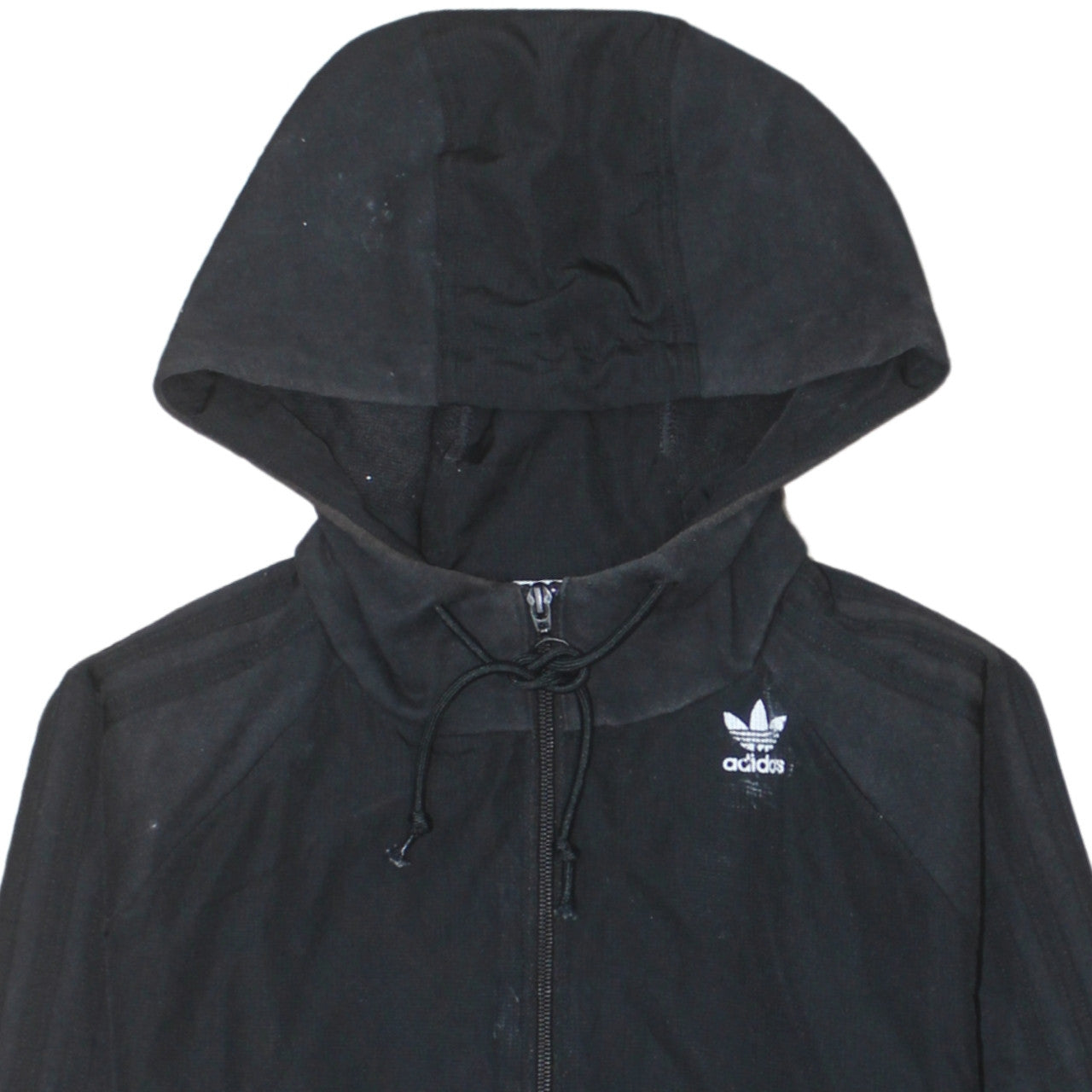 Adidas Men's Black Full Zip Hoodie Size S Regular Fit