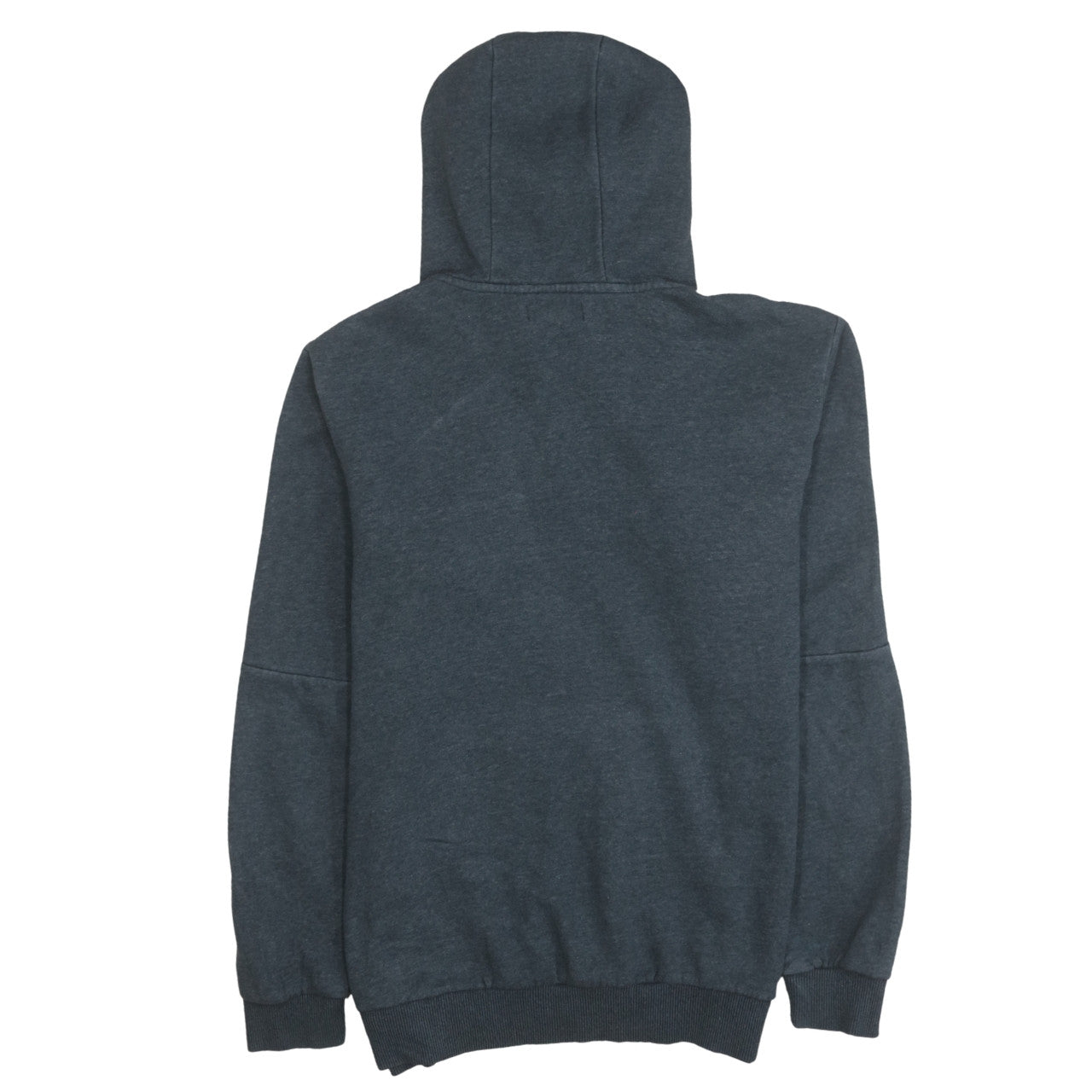 Adidas Mens Dark Grey 1/2 Zip Hoodie Large Pullover Three Stripe Logo
