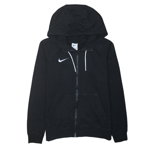 Nike Men's Black Full Zip Hoodie Small Regular Fit Fleece Sportswear