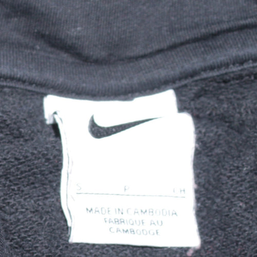 Nike Men's Black Full Zip Hoodie Small Regular Fit Fleece Sportswear