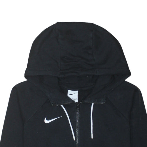 Nike Men's Black Full Zip Hoodie Small Regular Fit Fleece Sportswear