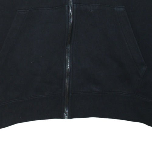 Nike Men's Black Full Zip Hoodie Small Regular Fit Fleece Sportswear