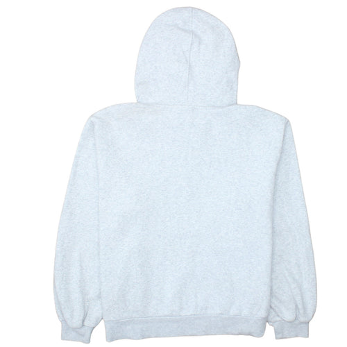 Adidas Women Grey Pullover Hoodie Size 12 Cotton Casual Sweatshirt