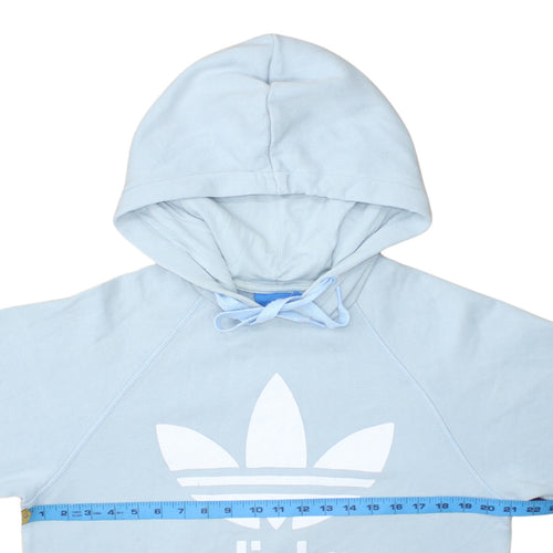 Adidas Men Blue Pullover Hoodie Small Regular Fit Sportswear