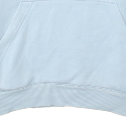 Adidas Men Blue Pullover Hoodie Small Regular Fit Sportswear