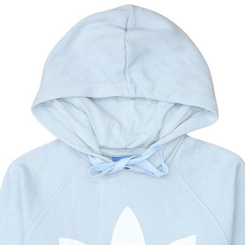 Adidas Men Blue Pullover Hoodie Small Regular Fit Sportswear