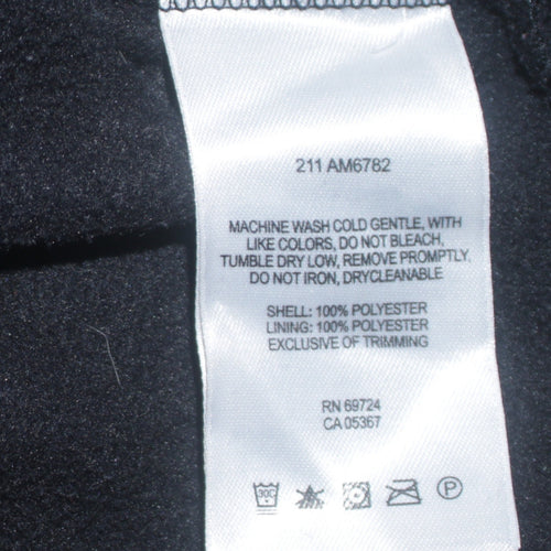 Columbia Men's Black Fleece Ski Jacket L 1/4 Zip Outdoor Winter