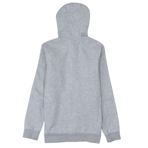 Adidas Boys Grey Full Zip Hoodie 13-14 Years Sports Logo Fleece