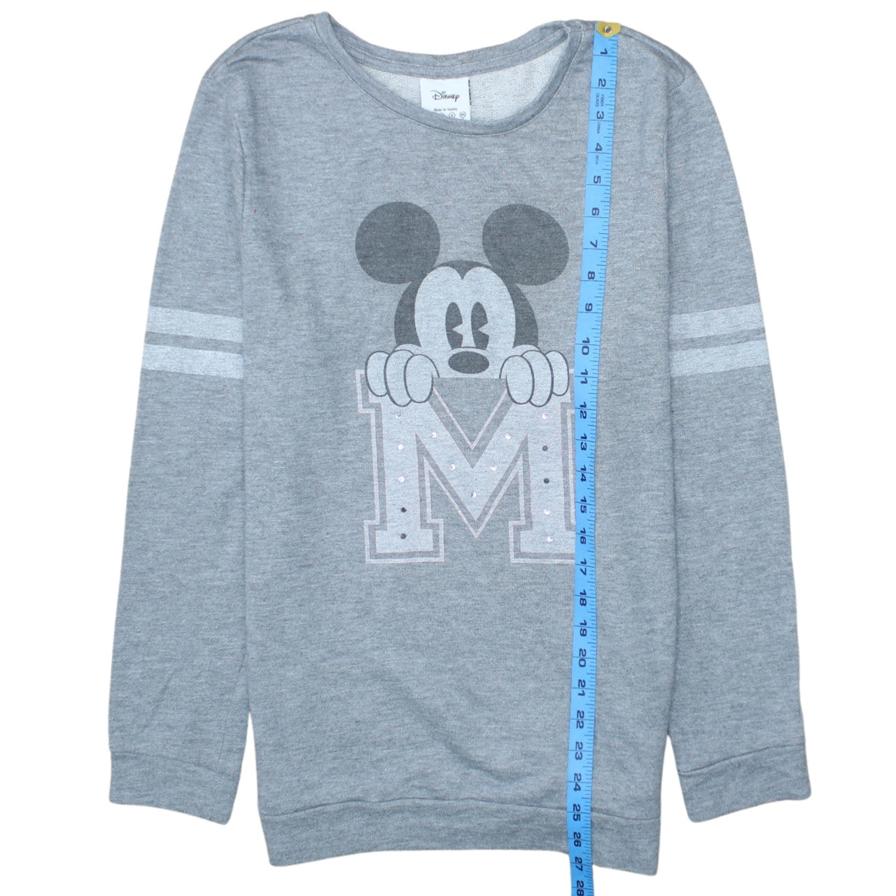 Disney Atmosphere Womens Grey Mickey Mouse Sweatshirt Size 12