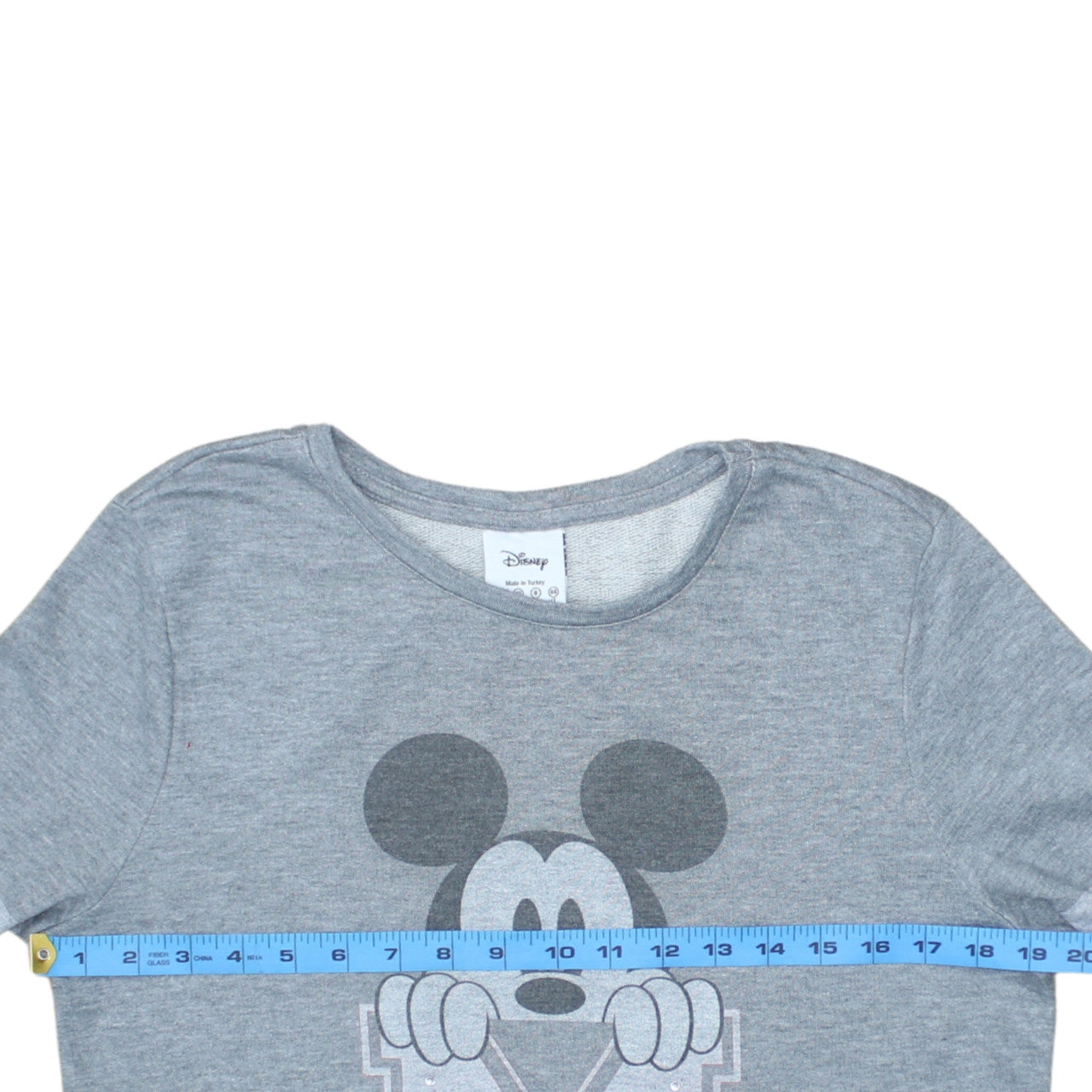Disney Atmosphere Womens Grey Mickey Mouse Sweatshirt Size 12