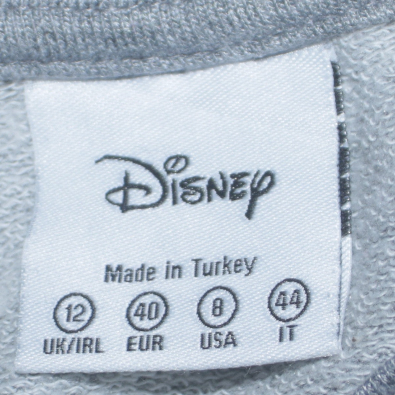Disney Atmosphere Womens Grey Mickey Mouse Sweatshirt Size 12