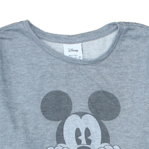 Disney Atmosphere Womens Grey Mickey Mouse Sweatshirt Size 12